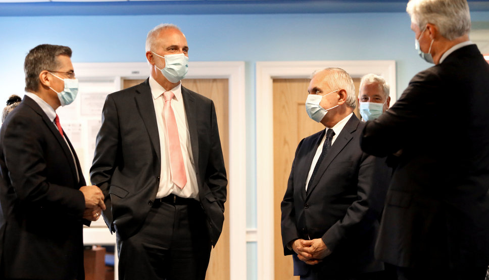 Xavier Becerra visits Bradley Hospital